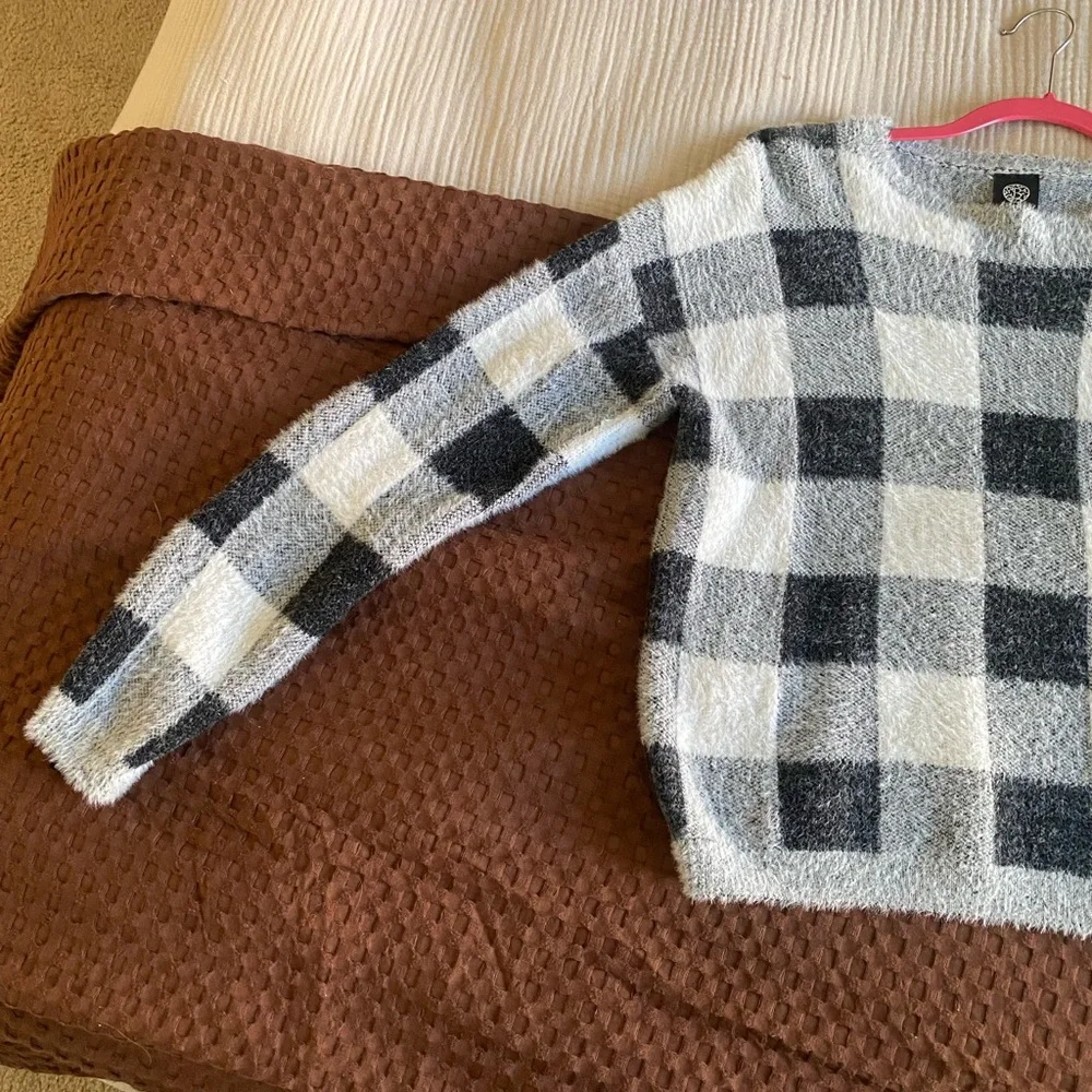 Bobeau‎ Kell Fuzzy Crewneck Sweater